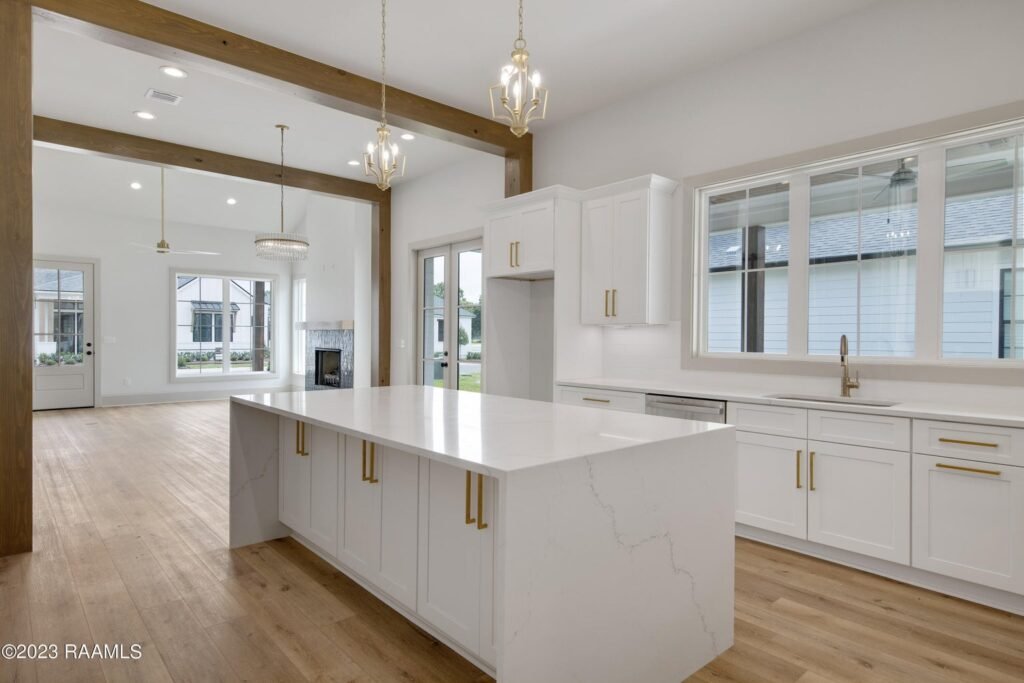 Kitchen island countertop and cabinet project by EE Kitchen & Bath