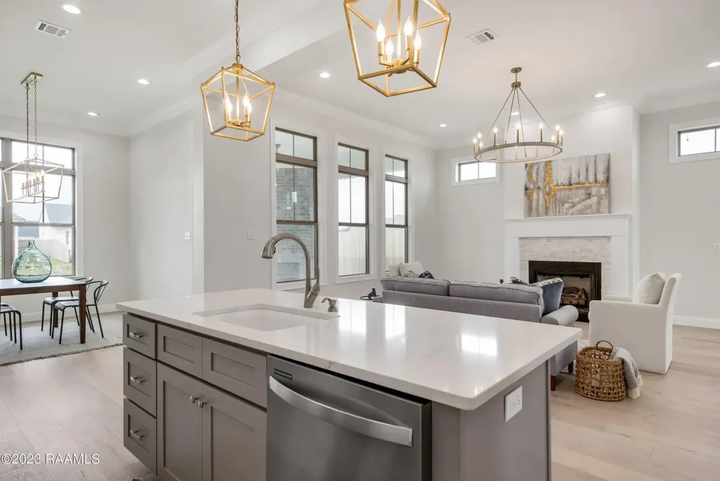 Kitchen island countertop and cabinet project by EE Kitchen & Bath