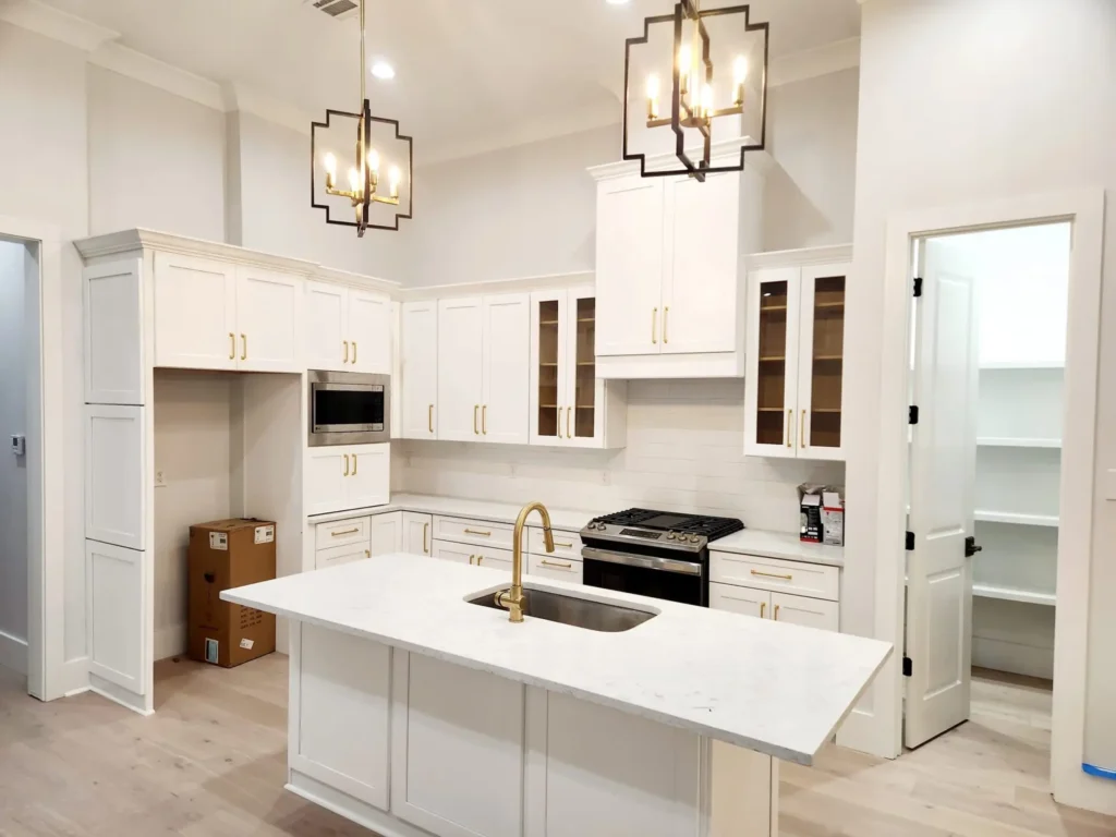 Kitchen countertop and cabinet project by EE Kitchen & Bath